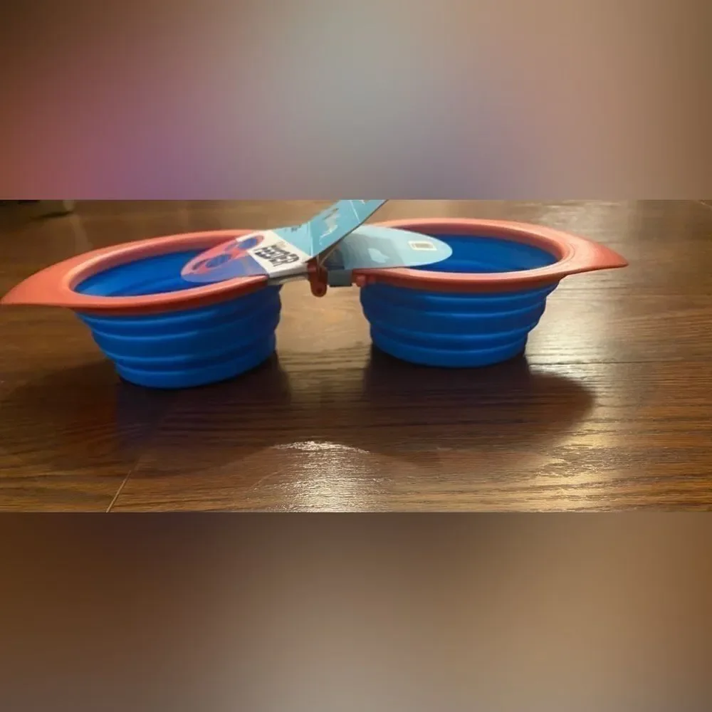 Pet Travel Water & Feeder Bowls Detachable